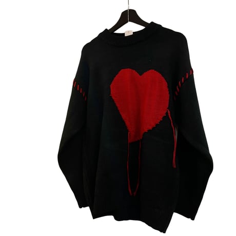 WOSS.official/Heart oversize knit