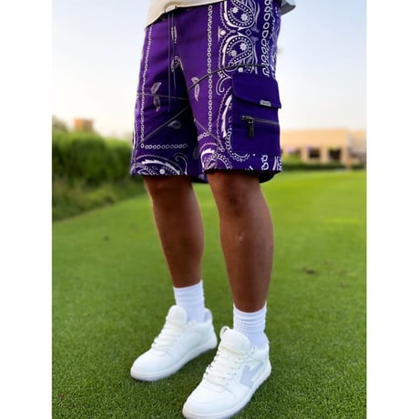 GUAPI/ BANDANA shorts  ”PURPLE”