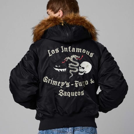 GRMY/ THE PLANET N-2B FLIGHT JACKET "BLACK"