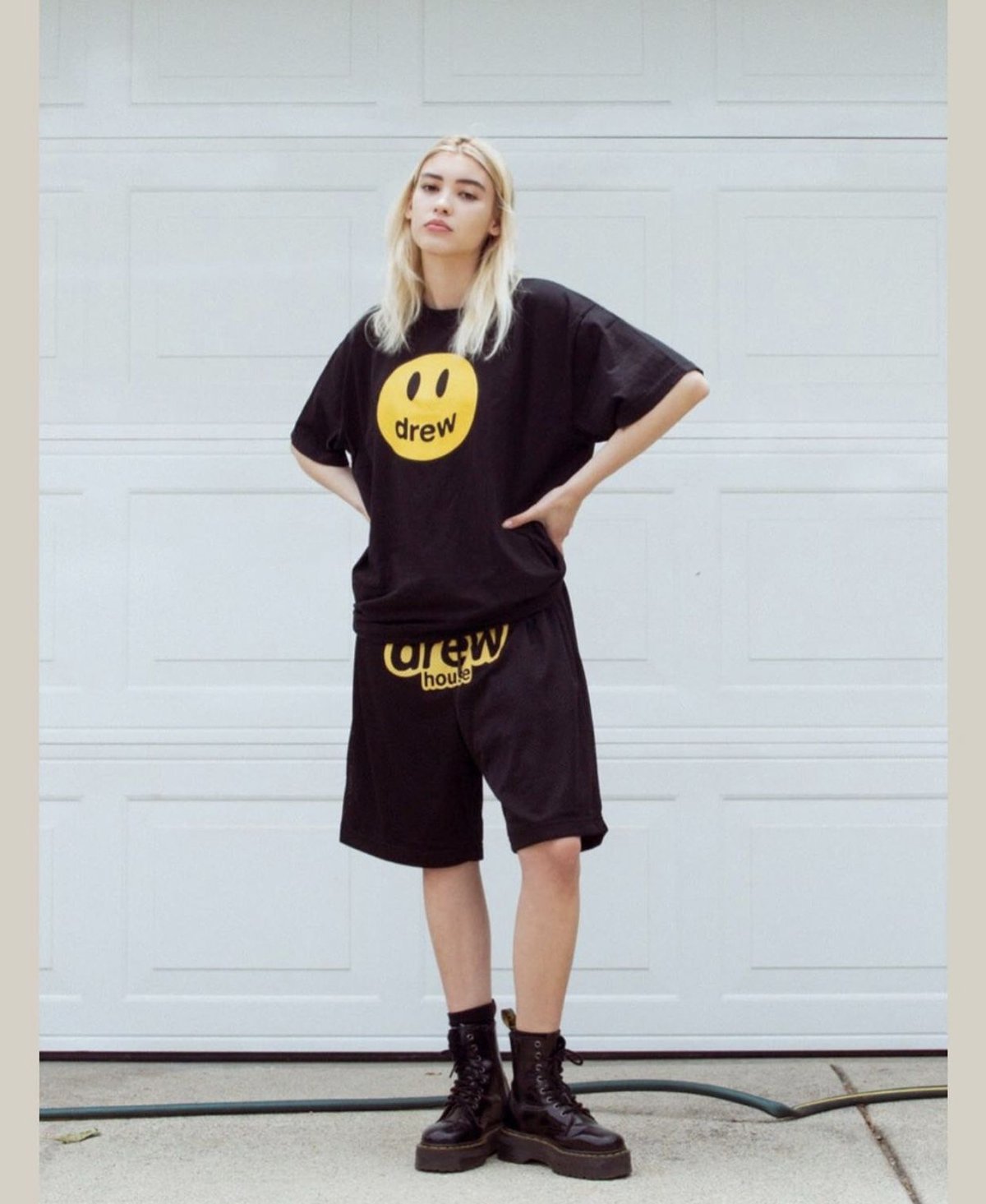 ジャスティスビーバー　drew Tshirt Drew House × Justin Bieber Drew House Mascot Tee Size L