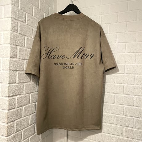WOSS.official/ Oversized  Suede Print TOPS "BROWN"