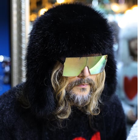By The R/ Fur Hat BLACK