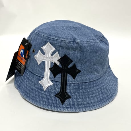Mismatch NYC/ Cross custom denim Hat
