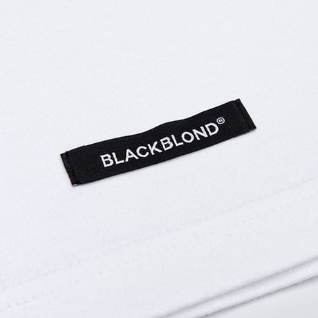 BLACK BLOND/Disorder Patch  Tee " WHITE"