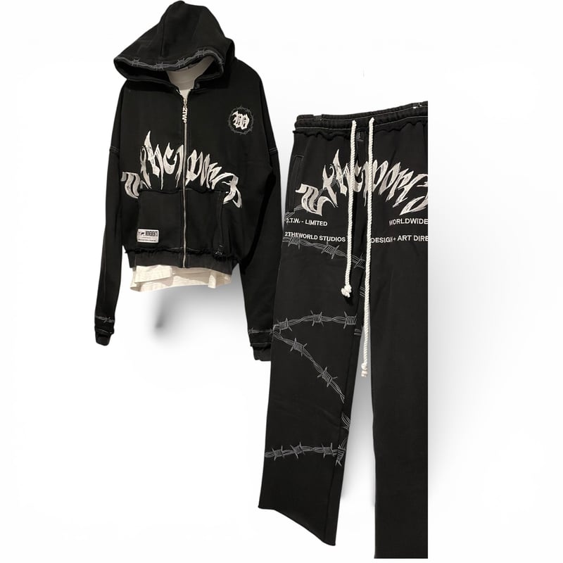 badhopworld2020 2点Set パーカー&ロンT 2TW®︎ / Chrome Zip Hoodie (SET UP) | BINGOSTAR