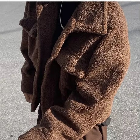 Mismatch NYC/Short BOA JACKET  BROWN