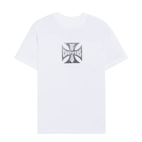 West Coast Choppers/ Logo Tee "Vintage WHite"