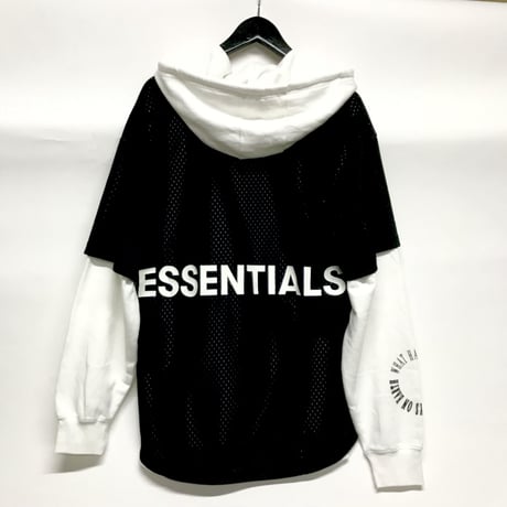Fear Of God  FOG Essentials/Graphic Mesh Tee BLACK