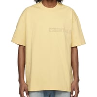 ESSENTIALS  fear of god /Logo Tshirt  "YELLOW "