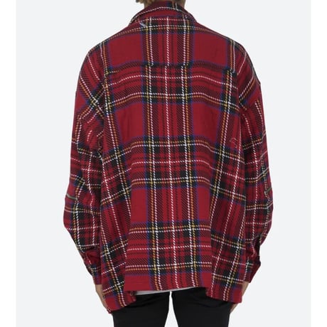 MNML/WOOL Flannel Shirts Art Jacket