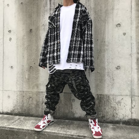 URKOOL/Tweed shirts Jacket
