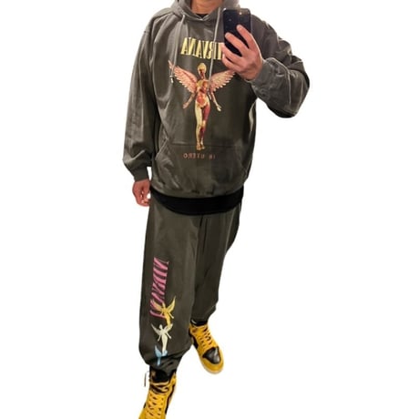 NIRVANA/Official Sweat Pants  "Vintage GRAY"
