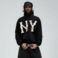 3.14π / BONE NY Hoodie "BLACK"