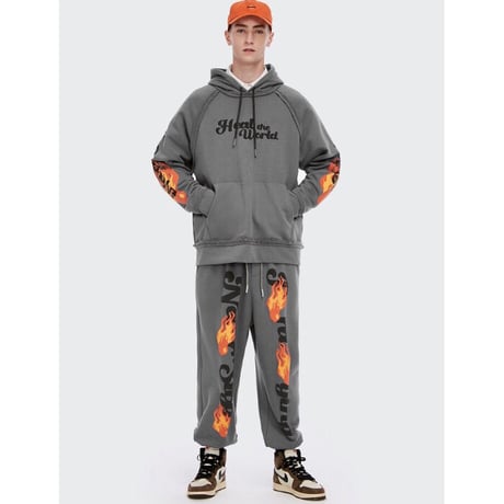 WOSS.official/FLAME Sweat Pants (set up)
