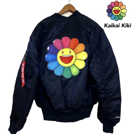 J Balvin × Takashi Murakami/"KAIKAI KIKI " ALPHA  MA1 JACKAET