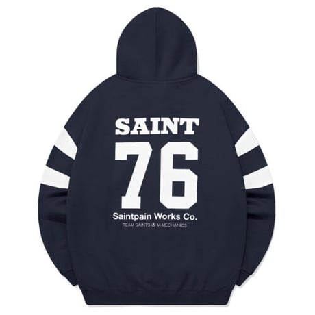 SAINT PAIN/Saint 76  Hoodie "NAVY"