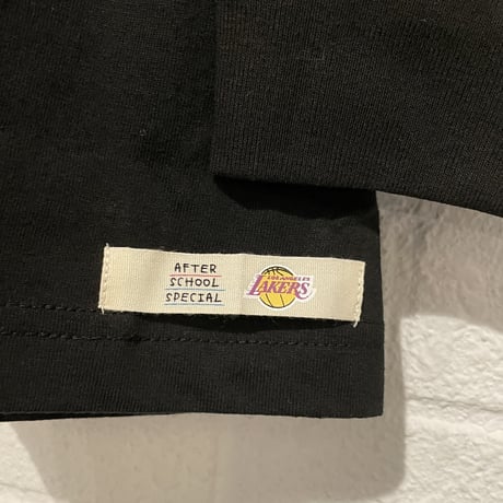 NBA × After School Special/LAKERS  Longsleeve  Tshirts"BLACK"
