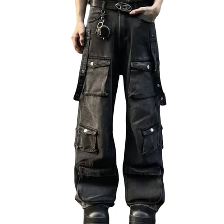 Mismatch NYC/ Wide Black wash denim