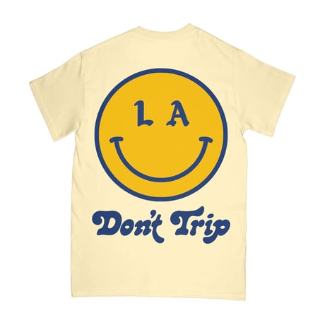 FREE&EASY/Be Happy Smile Tee WASH YELLOW