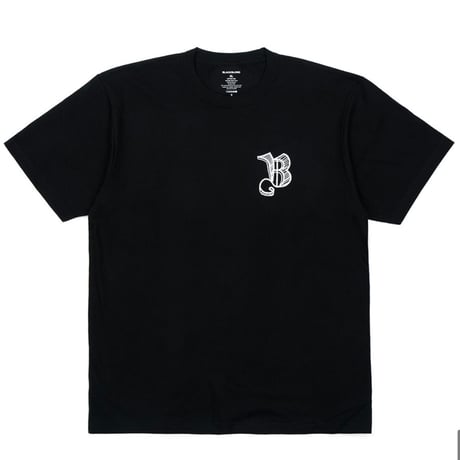 BLACK BLOND/Sketch Logo Tee BLACK