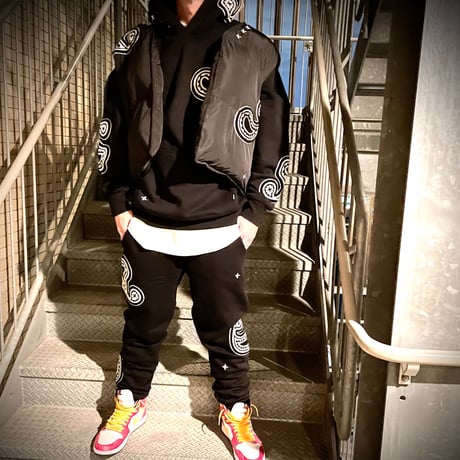 EPTM/PAISLEY  HOODIE ”BLACK”
