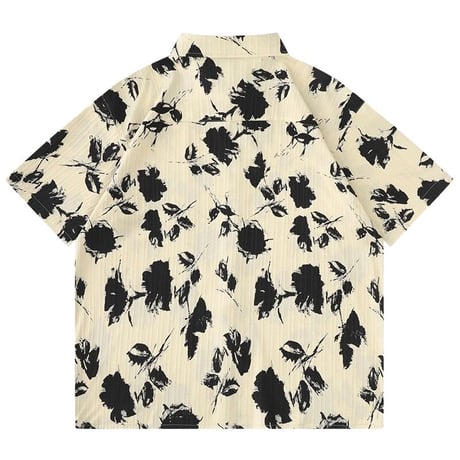 Mismatch NYC/Flower Summer Shirts  (White&Black)