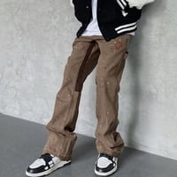 WOSS.official/Buggy  denim pants　"Brown "