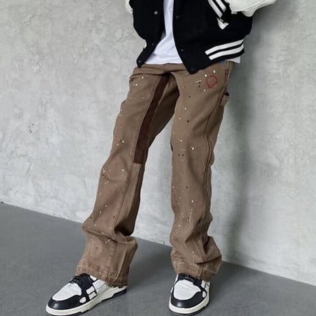 WOSS.official/Buggy  denim pants　"Brown "