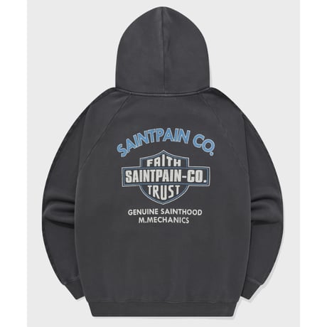 SAINT PAIN/Saint Hoodie "Wash Black"