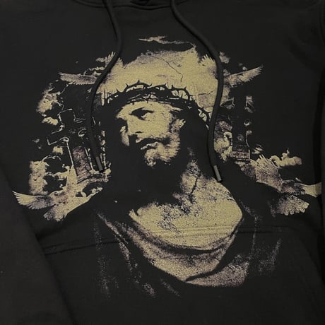 Mismatch NYC/ Christ hoodie BLACK