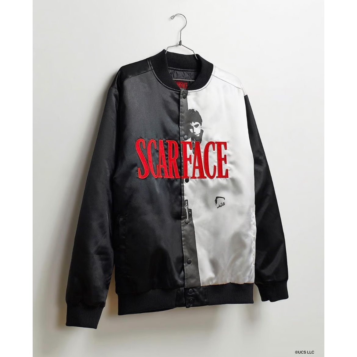 Reason Clothing Newyork /SCARFACE Satin Bomber