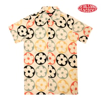 Petals and Peacocks /80s flower Vacation Shirts