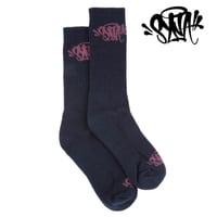 SYNA WORLD / Syna logo socks BLACK