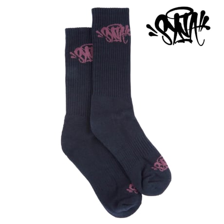 SYNA WORLD / Syna logo socks BLACK