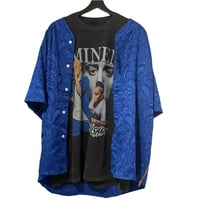 Mismatch NYC/Paisley Baseball Shirts (SET UP)  BLUE