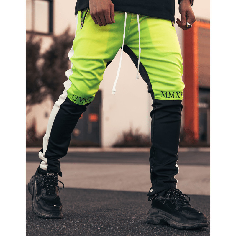 GUAPI/FUSION Track Pants Neon Yellow | BINGOSTA