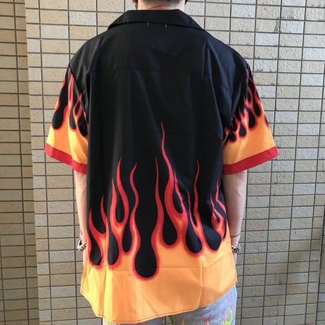 WOSS.official/ flame Aloha shirts