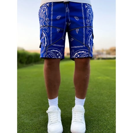 GUAPI/ BANDANA shorts  ”BLUE”