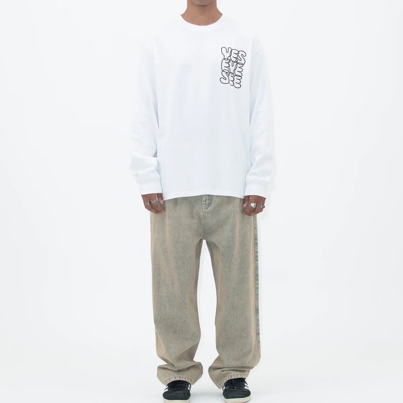 YESEYESEE/ Big Logo LongSleeve Tee WHITE | BING