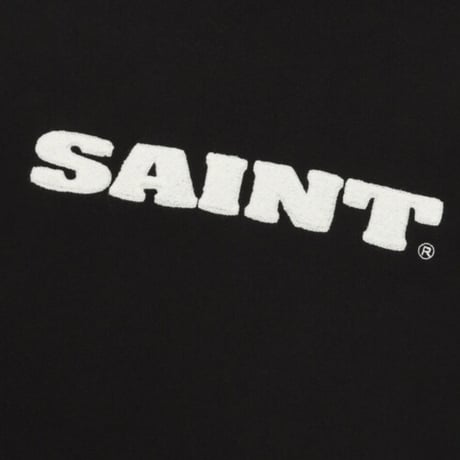 SAINT PAIN/Loop Stitch Hoodie "BLACK"