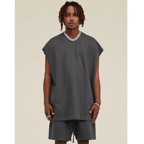 Mismatch NYC/Oversize CutOff "DARK GRAY"