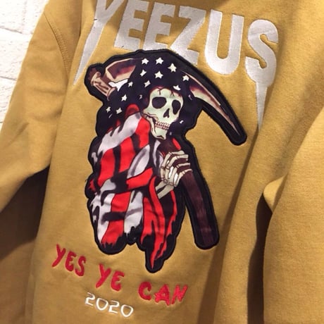 Nineteenth letter/Yeezus Campaign フーディー ベージュ