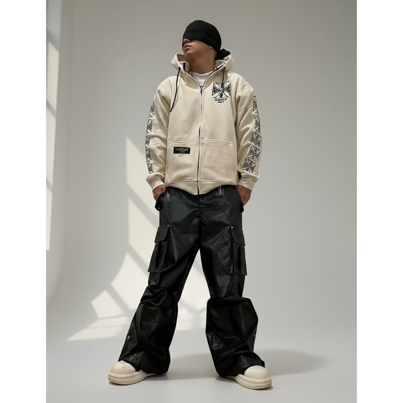 West Coast Choppers/ W.C.C Logo Zip Up Hoodie 