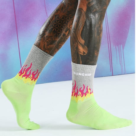 BOOHOO × Migos /FLAME SOCKS
