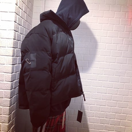 BLACK BLOND/BB Logo Down Jacket BLACK