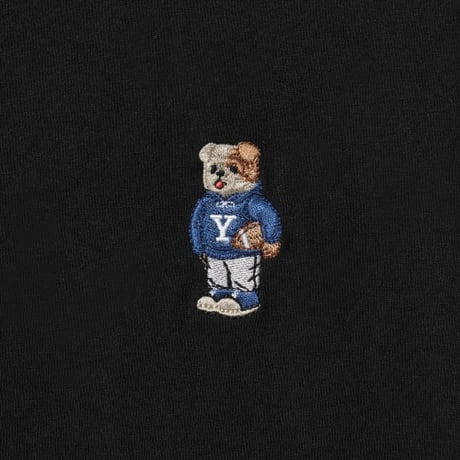 YALE official / Bulldog Logo Tee "WHITE & BLACK"
