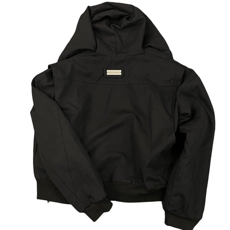 Mismatch NYC/Fur Hooded Jacket BLACK