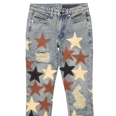RockStar Original / STAR patch flare denim
