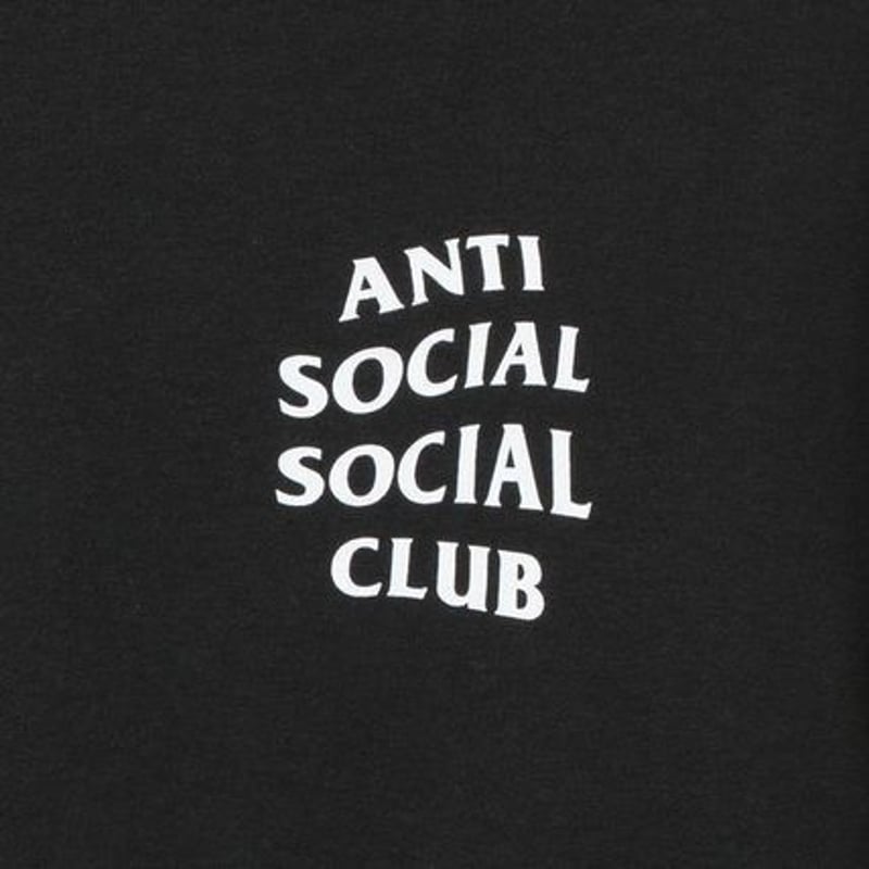 ANTI SOCIAL SOCIAL CLUB スタジャン 黒×白 L 状態良好 ANTI SOCIAL SOCIAL CLUB スタジャン 黒×白 L 状態良好