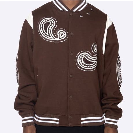 EPTM/PAISLEY VERSITY Jacket ”BROWN"